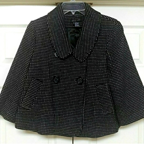 Etcetera Wool Polka Dot Swing Coat - Picture 4 of 7